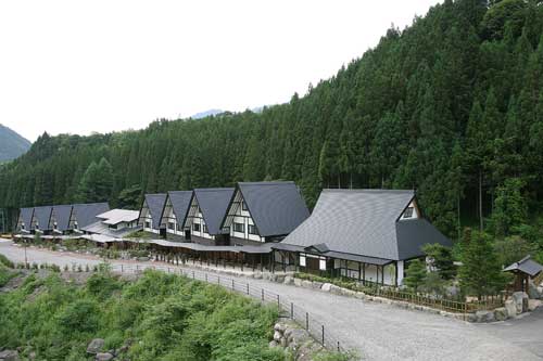 合掌造り風離れ　飛騨つづり朧