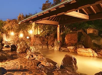 瀬波温泉　自家源泉の野天風呂　湯元　龍泉 2