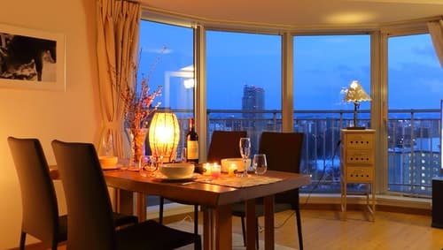 タワマンで最高の夜景と極上の寝具で癒しを楽しんでください/民泊