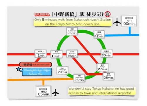 Ｗｏｎｄｅｒｆｕｌ　ｓｔａｙ　ＴＯＫＹＯ　中野　＾