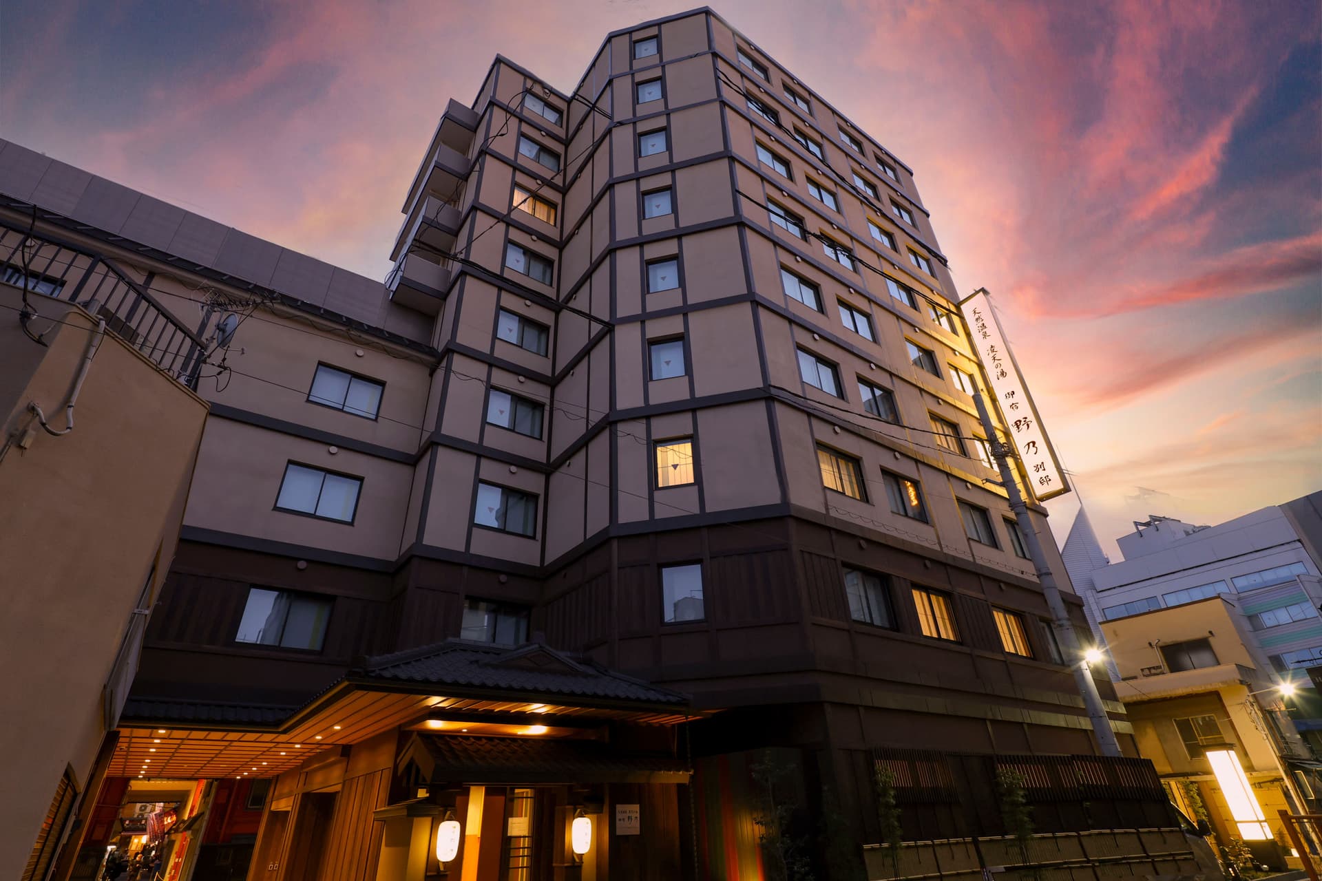 天然温泉　凌天の湯　御宿　野乃浅草別邸