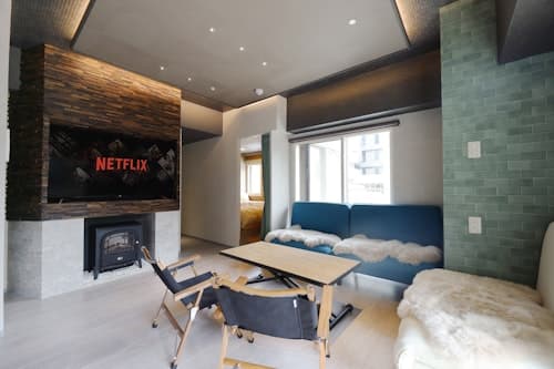 天然温泉付き　Ｃｌａｓｓｙ　Ｒｏｏｍ　＇ＭＯＬＩＮ　２０６＇－札幌国際スキー場まで２０分－／民泊