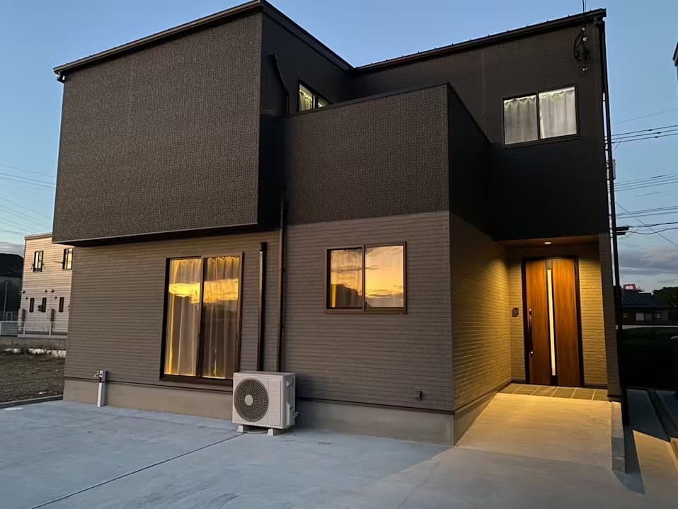 最大８名で泊まれるプライベートヴィラ。　＾