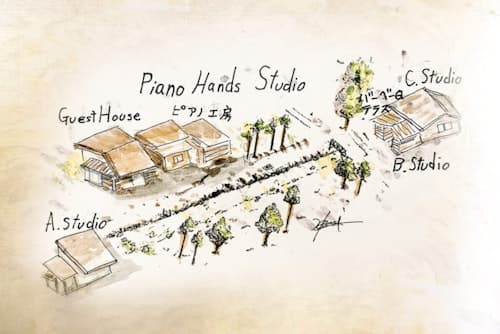 Ｐｉａｎｏ　Ｈａｎｄｓ　Ｓｔｕｄｉｏ／民泊