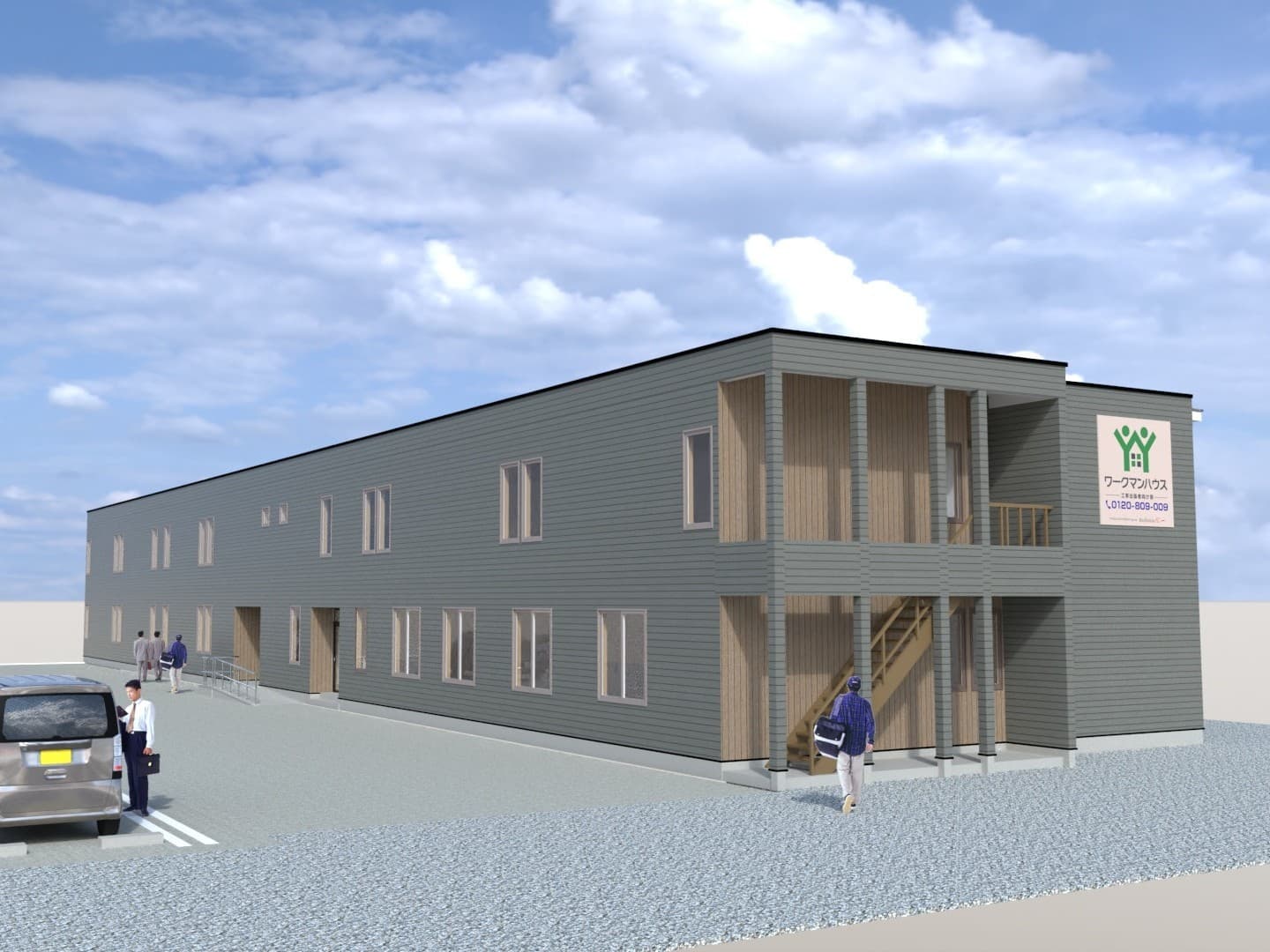 ワークマンハウスプレミアム苫小牧拓勇（２０２５年１２月新築オープン）