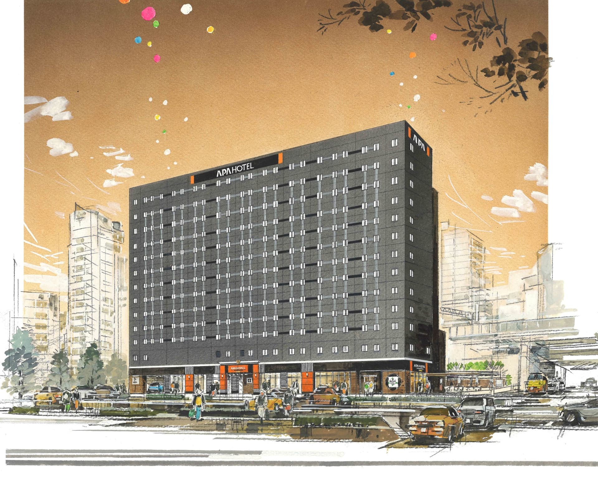 アパホテル〈さいたま新都心駅西〉