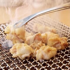 キンキン麦酒とプリッと小腸 近江牛畜産あさひ 千中店 2