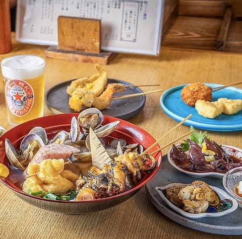貝だしおでんと串揚げ 食堂ト酒