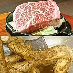 肉鉄板と自然薯 開閉 2