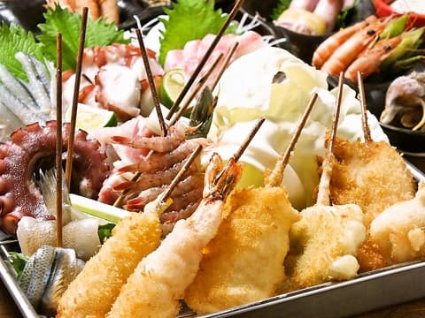 串カツ すきしゃぶ ほおかむり