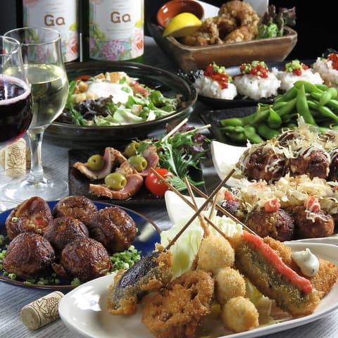 たこ焼き・串かつバル G.O.