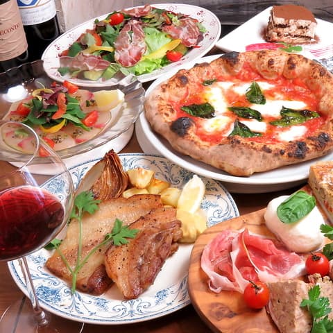 Pizza.肉.ワイン.イルフォルノドーロ