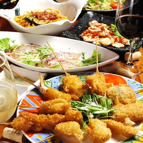 わいん&串カツDining sharaku シャラク