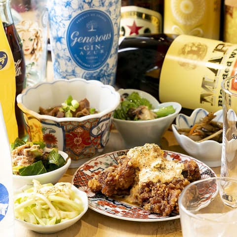 一膳飯屋芍薬にカナリヤ