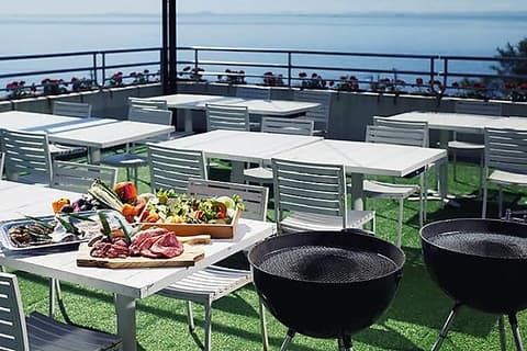 のじまスコーラ　BBQテラス