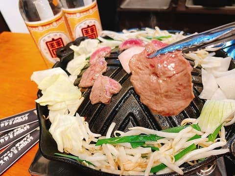 生ラムレア焼きジンギスカン羊屋チョップよのほんまち