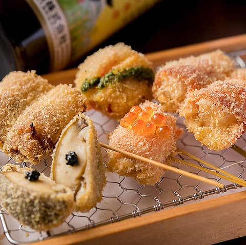 串揚げ おでん 和三盆