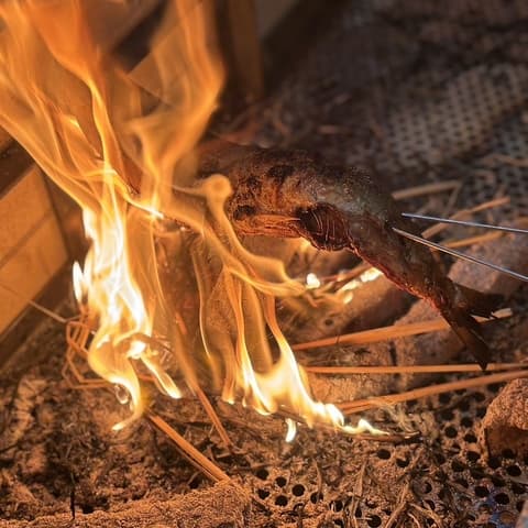 海鮮 ろばた 原始焼 啖 くら