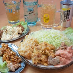からあげ定食・ハイボール マルタツ食堂 2