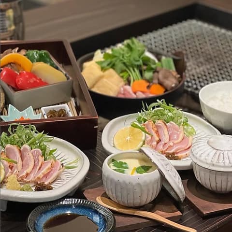 湯布院囲炉裏焼き 四方山