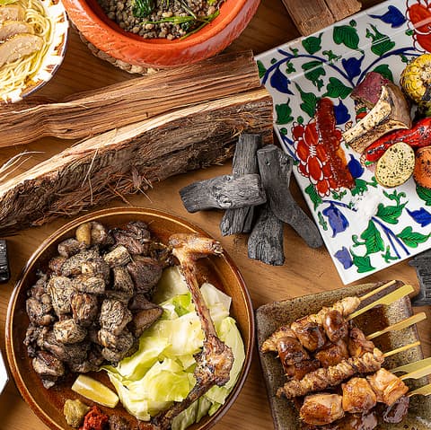 いけすと炭と薪焼と 博多 とりとりと