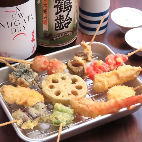 煮込みと串天オムライス わたなべたかし
