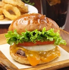 Analog Hamburger + coffee 2