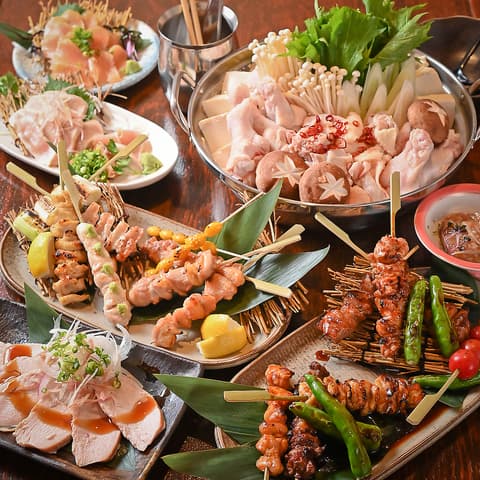 地鶏炭火焼 鳥一門