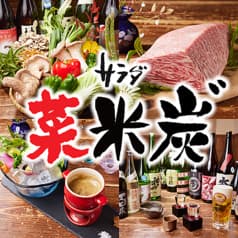 菜米炭゛（サラダ）  2