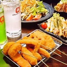 串カツ 酒 あたりめ 2