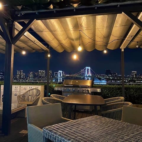 THE BBQ BEACH in AQUA CITY ODAIBA ザ バーベキュービーチ