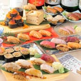高級赤酢鮨(寿司)66種以上食べ放題×厳選日本酒60種以上飲み放題　うおぷく　梅田店 3