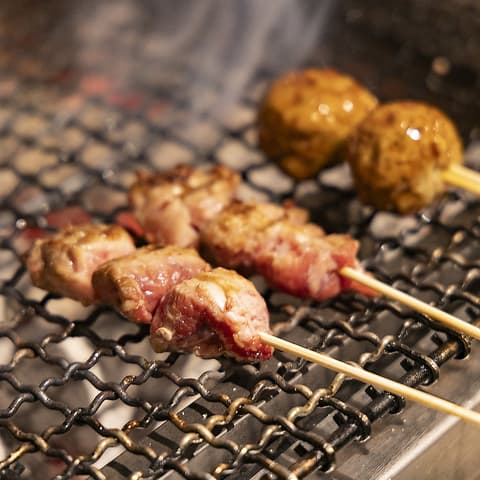 炭火旨串 鶏舌豚