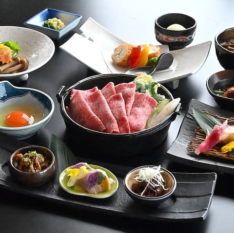 米沢牛黄木 金剛閣 すき焼き しゃぶしゃぶ 毘沙門