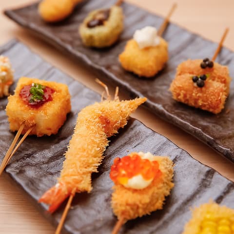 お出汁で食べる串かつと釜めしの専門店 ぎん庵 難波