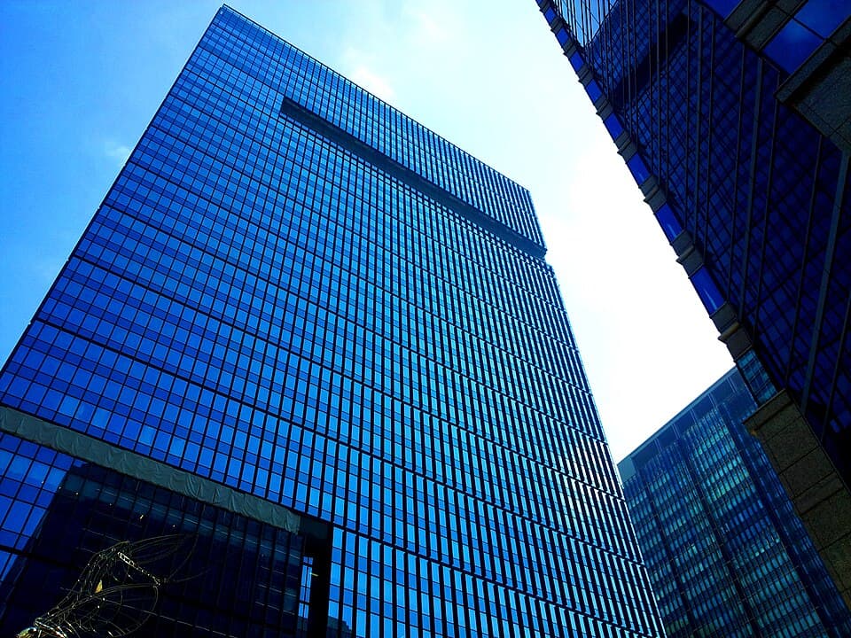 大手町タワーの空中庭園