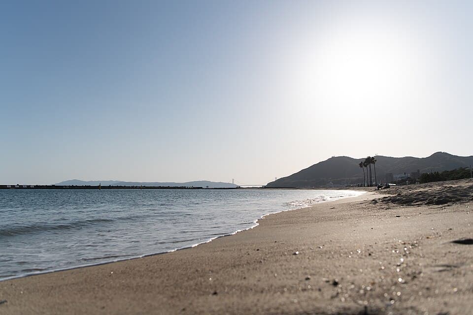 須磨海岸のビーチBBQ