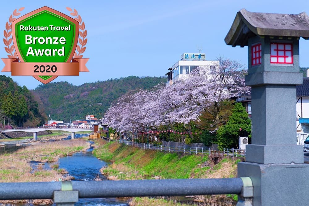 三朝温泉 自家源泉かけ流し露天風呂 清流荘