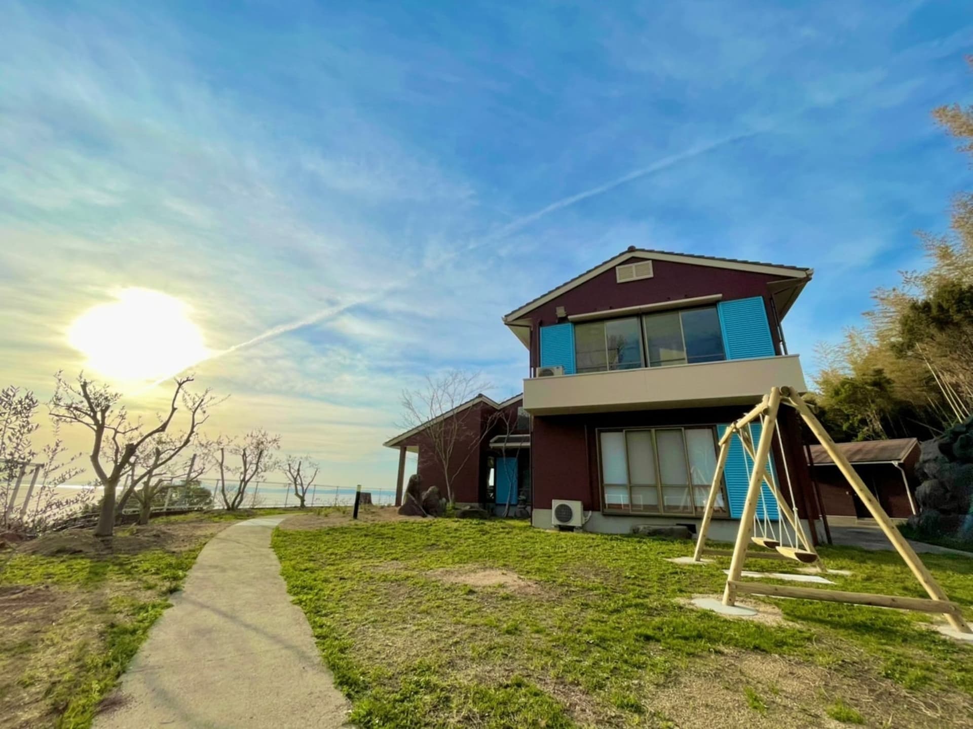 【一棟貸し】小豆島の高台で絶景を独り占め!小豆島ブルーアマルフィ/マヤマヤ ^