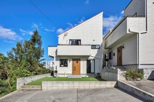 ホウイトテラスA オーシャンビューBBQ・5LDK・恩納村 ^