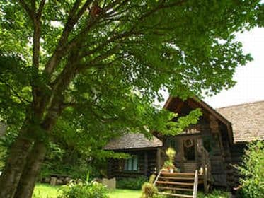 蒜山 コテージ 森の散歩