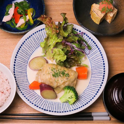 日替わりご飯 green flag