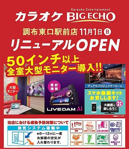 ビッグエコー BIG ECHO 調布東口駅前店