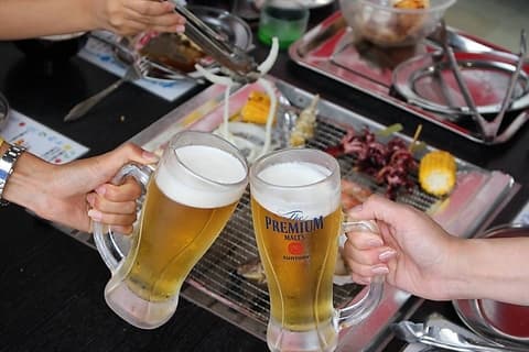 お百姓市場 炭火焼き 海鮮BBQ