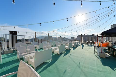 LC五稜郭ホテル別館屋上ビアガーデン LCガーデン 函館